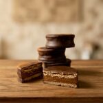 alfajor artesanal de chocolate