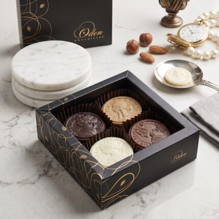 monedas de chocolate
