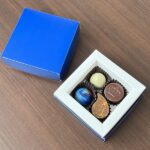 Caja Azul 4 bombones