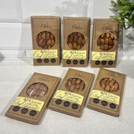 chocolate de Leche con Almendras Tostadas 120g Oden.
