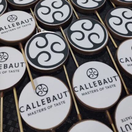 Paleta de chocolate belga callebaut impression comestible