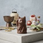 figura de chocolate gatito de la suerte